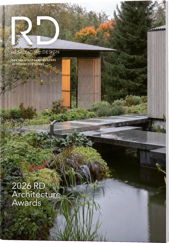 Residential Design 2026 RD Architecture Awards issue